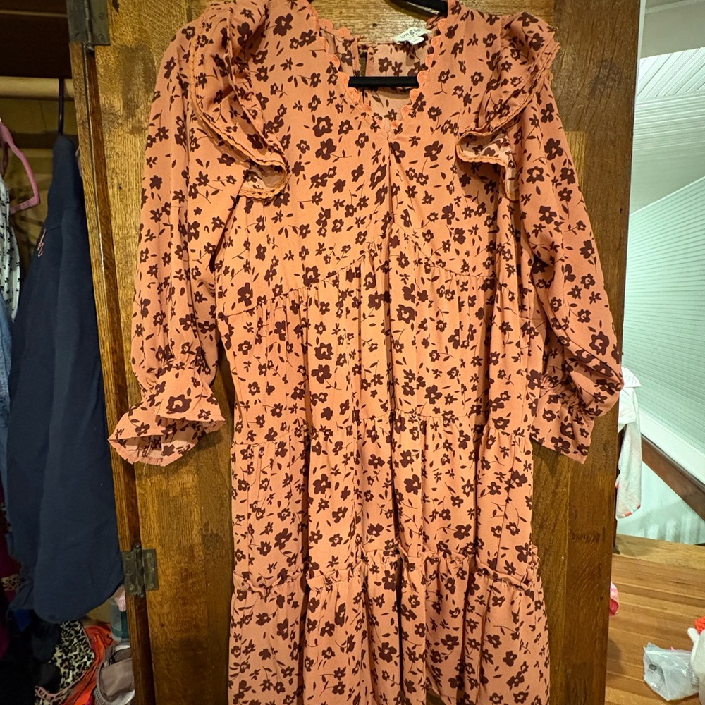 Floral Ruffle Dress UMGEE